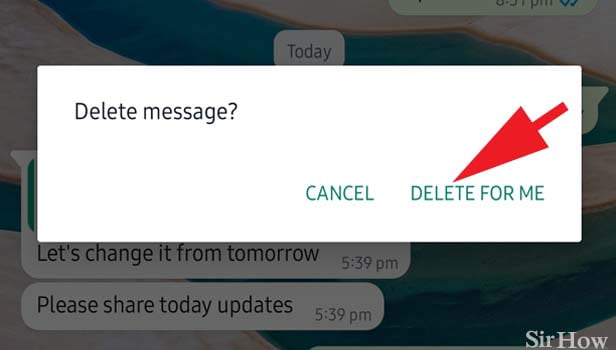 Image titled Delete WhatsApp Message step 5
